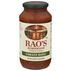 Raos Sauce Tomato Basil 12/24 OZ [UNFI #0306423] [ebt]