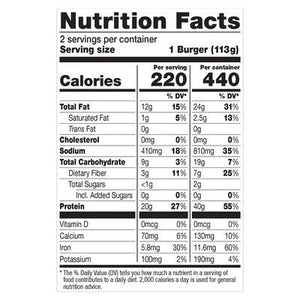 Praeger Perfect Burg 2Pk 6/8 OZ [UNFI  #2494326]