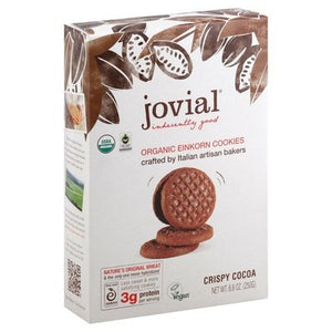 Jovial Cookies Organic Einkorn Crispy Cocoa 12/8.8 OZ [UNFI #741504] [ebt]