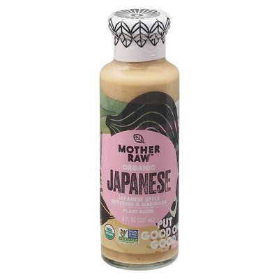 Mother Raw Dressing & Marinade Organic Japanese Style 6/8 OZ [UNFI #2361590] [ebt]