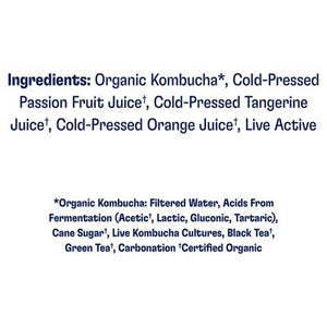 Health-Ade Kombucha Passion Fruit Tangerine 6/48 OZ [UNFI #2701209] [ebt] T