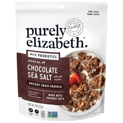 Purely Elizabeth Ancient Grain Granola with Probiotics Chocolate Sea Salt 6/8 OZ [UNFI #1824499] [ebt]