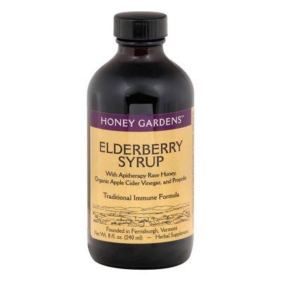 Honey Gardens Elderberry Syrup 8 OZ [UNFI #0626135] T