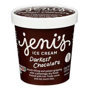 Jeni Icrm Dark Chocolate 8/16 OZ [UNFI  #1166990]