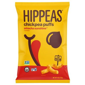 Hippeas Chickpea Puffs Sriracha Sunshine Flavored 12/4 OZ [UNFI #2946416] [ebt]