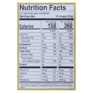 Hippie Snacks Crisps Banana Bread Original 8/2.5 OZ [UNFI #2899466] [ebt]