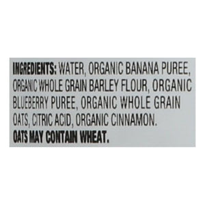 Earths Best Breakfast Puree Wholesome Organic Banana Blueberry & Oat 2 (6+ Months) 12/3.5 OZ [UNFI #2815231] [ebt]