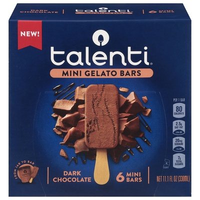 Talenti Gelato E Sorbetto Gelato Dark Chocolate 6/6/11.1 OZ [UNFI  #2964203]