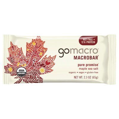 Gomacro Macrobar Maple Sea Salt 12/2.3 OZ [UNFI #2418192] [ebt]