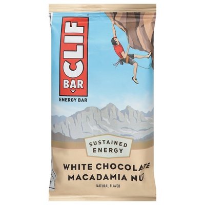 Clif Bar Energy Bar White Chocolate Macadamia Nut 12/2.4 OZ [UNFI #653816] [ebt]