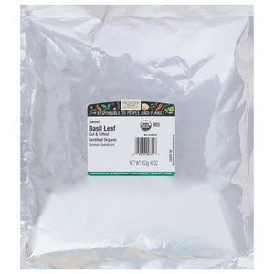 Frontier Nat Prod Co-Op Basil Leaf Sweet Cut & Sifted 1 Lb [UNFI #0116301] [ebt]
