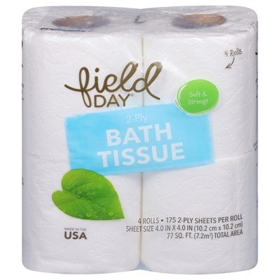 Field Day Bath Tissue 2-Ply 24/4 Roll [UNFI #0752428] T