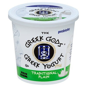 Greek Gods Yogurt Greek Style Traditional Plain 6/24 OZ [UNFI #708594] [ebt]