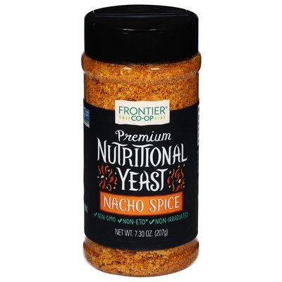 Frontier Nat Prod Co-Op Nutritional Yeast Premium Nacho Spice 7.3 OZ [UNFI #2607539] [ebt]