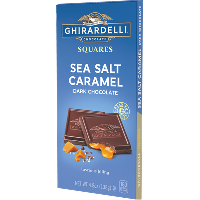 Ghirardelli Dark Chocolate Sea Salt Caramel 10/4.8 oz [UNFI #2849479 ] [ebt]