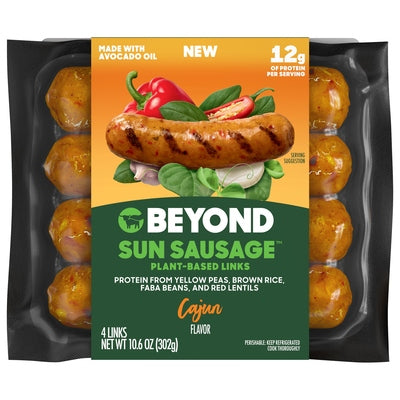 Beyond Meat Sun Sausage Cajun 6/10.6 oz [UNFI #3117041 ] [ebt]
