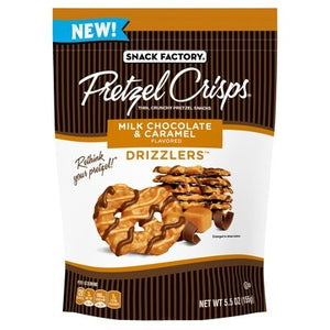 Pretzel Crisps Pretzel Crisps Milk Chocolate & Caramel Flavored 12/5.5 OZ [UNFI #2612414] [ebt]