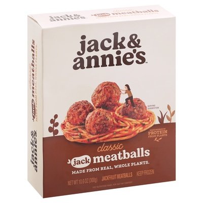 Jack & Annies Classic Meatballs Jackfruit 8/9.6 OZ [UNFI  #2972511]