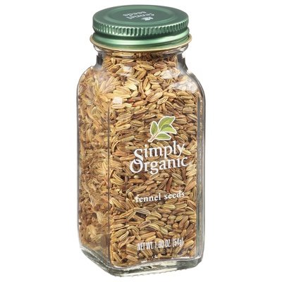 Simply Organic Fennel Seeds 6/1.90 OZ [UNFI #1215011] [ebt]