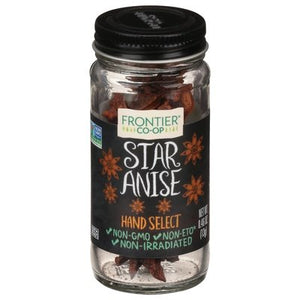 Frontier Nat Prod Co-Op Star Anise Hand Select 0.46 OZ [UNFI #2796084] [ebt]