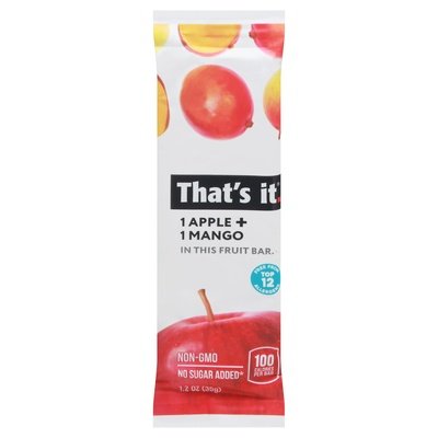 Thats It Fruit Bar Apple + Mango 12/1.2 OZ [UNFI #1175975] [ebt]
