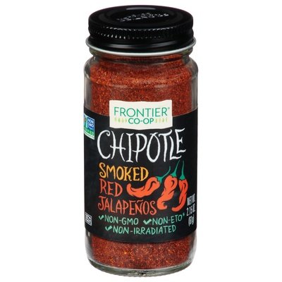 Frontier Nat Prod Co-Op Chipotle Red Jalapenos Smoked 2.15 OZ [UNFI #1243278] [ebt]