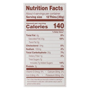 Simple Mills Sweet Thins Honey Cinnamon Seed & Nut Flour 6/4.25 OZ [UNFI #2736536] [ebt]