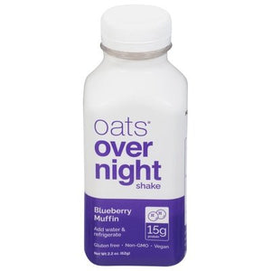 Oats Over Night Shake Blueberry Muffin 5/2.2 OZ [UNFI #2657211] [ebt]