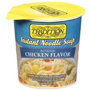 Tradition Instant Noodle Soup Vegetarian Chicken Flavor Imitation 12/2.29Oz [UNFI #0863662] [ebt]