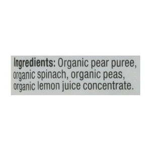 Plum Organics Pear Spinach & Pea 2 (6 Mos. & Up) 6/4 OZ [UNFI #1144492] [ebt]