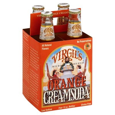 Virgil Orange Cream 4/12 OZ [UNFI #0476952] [ebt] T