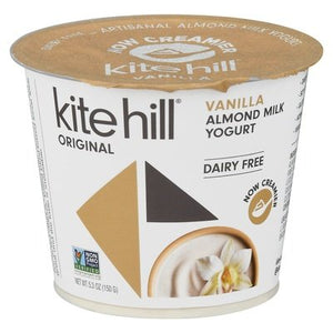 Kite Hill Almond Milk Yogurt Dairy Free Vanilla Original 8/5.3 OZ [UNFI #2592871] [ebt]