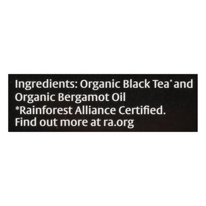 Choice Organics Black Tea Earl Grey Tea Bags 6/16 Bag [UNFI #0848739] [ebt]