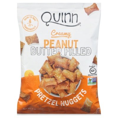 Quinn Pretzel Nuggets Creamy Peanut Butter Filled 8/7 OZ [UNFI #2358299] [ebt]