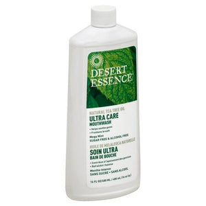 Desert Essence Mouthwash Ultra Care Mega Mint 1/16 OZ [UNFI #1246578] T