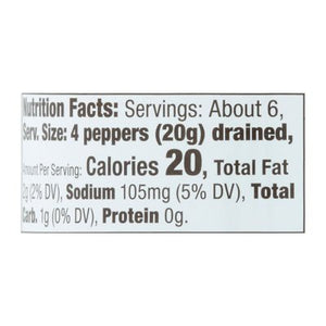 Delallo Chili Peppers Whole Calabrian Hot & Spicy 6/6 OZ [UNFI #1923697] [ebt]