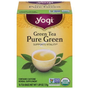 Yogi Green Tea Pure Green Tea Bags 6/16 BAG [UNFI #355453] [ebt]