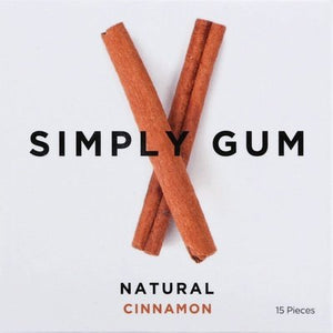 Simply Gum Gum Natural Cinnamon 12/15 CT [UNFI #1767672] [ebt] T