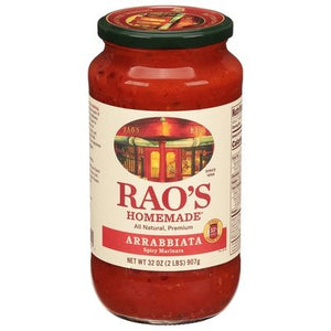 Raos Marinara Sauce Arrabbiata Spicy 6/32 OZ [UNFI #2474856] [ebt]