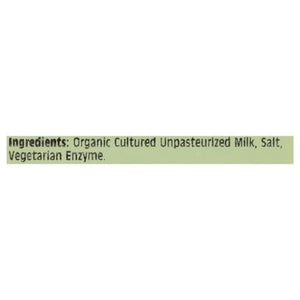 Organic Valley Cheese Sharp Cheddar Raw 12/8 OZ [UNFI #0198408] [ebt]