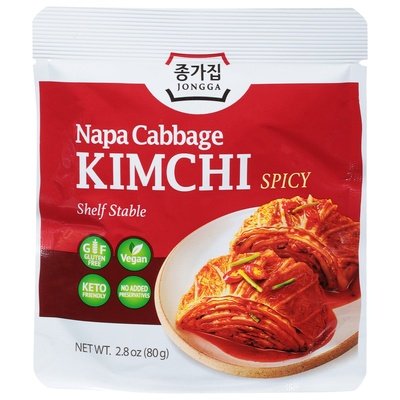 Jongga Kimchi Napa Cabbage Spicy 8/2.8 OZ [UNFI #2632438] [ebt]