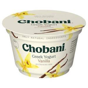 Chobani Yogurt Nonfat Greek Vanilla 12/5.3 OZ [UNFI #1512573] [ebt]