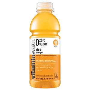 Glaceau Water Beverage Rise Orange Zero Sugar 12/20 oz [UNFI #2377422 ] [ebt]