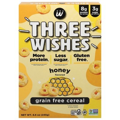 Three Wishes Cereal Grain Free Honey Flavored 6/8.6 OZ [UNFI #2523512] [ebt]