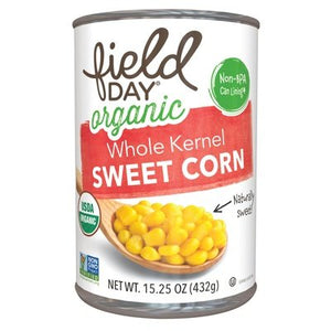 Field Day Sweet Corn Whole Kernel 12/15 OZ [UNFI #2590818] [ebt]