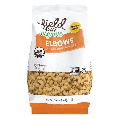 Field Day Brown Rice Elbow 12/12 OZ [UNFI #1053164] [ebt]