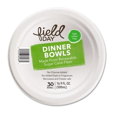 Field Day Renew Sugar Cane Fiber Bowls 8/30 CT [UNFI #2710614] T