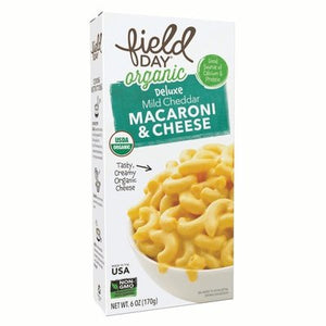 Field Day Mild Cheddar Shells Mac & Cheese 12/12 OZ [UNFI #1710144] [ebt]