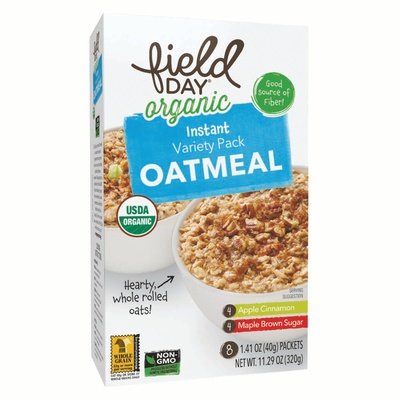 Field Day Instant Oatmeal Variety Pack 6/11.30OZ [UNFI #1777341] [ebt]