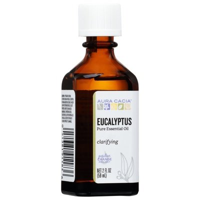 Aura Cacia Pure Essential Oil Eucalyptus Clarifying 1/2 OZ [UNFI #620187] T